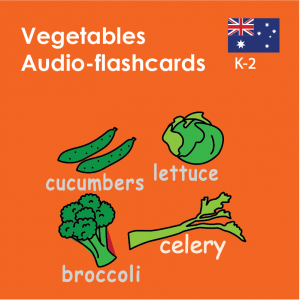 English Audioflashcards Vegetables K-2