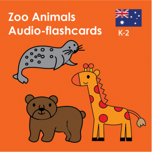 English Audioflashcards Zoo Animals K-2