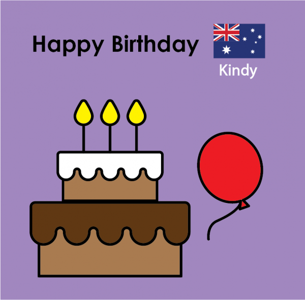 English – Kinder - Happy Birthday 2
