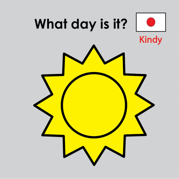 Japanese - Kindergarten - What Day Is It?