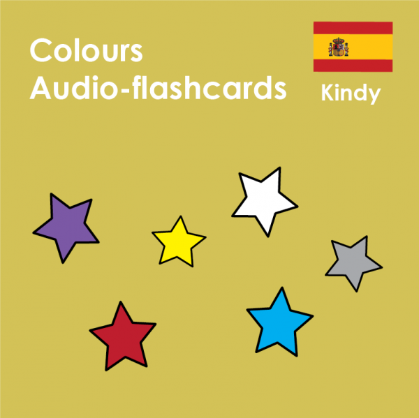 Spanish Kindergarten - Audio Flashcards Colours
